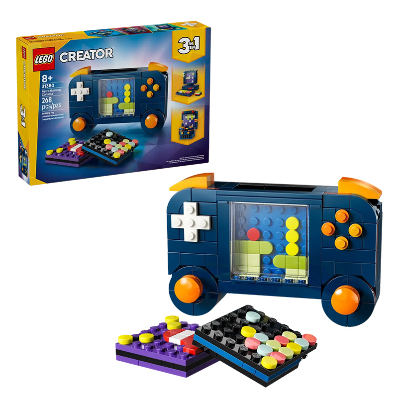 Retro Gaming Table - LEGO Creator 3 en 1, Bloques