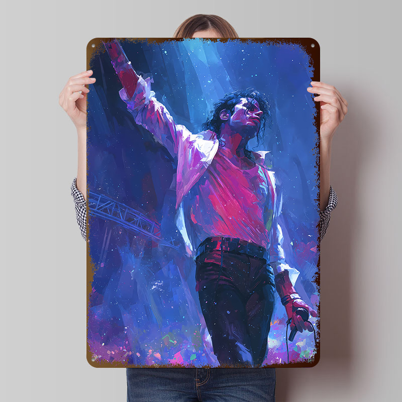 Retro Gaming On - Póster de Michael Jackson en el