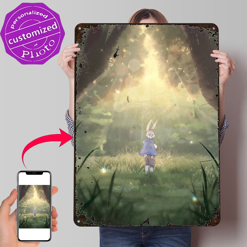 Retro Gaming On - Póster de Conejo en un Campo,