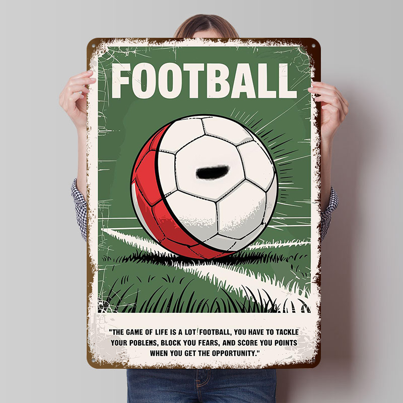 Retro Gaming Quotes - Póster con citas de balón de