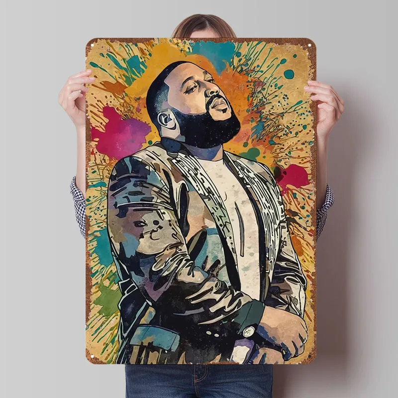 Retro Gaming At Home - Póster de DJ Khaled, Letreros Metálicos