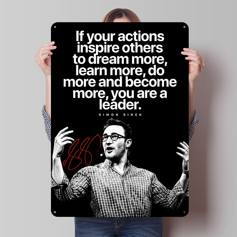 Retro Gaming Quotes - Cita de Simon Sinek – Póster
