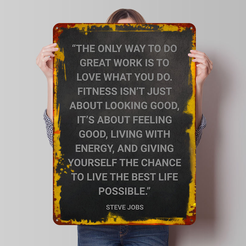 Retro Gaming Quotes - Póster Metálico con Citas de Steve