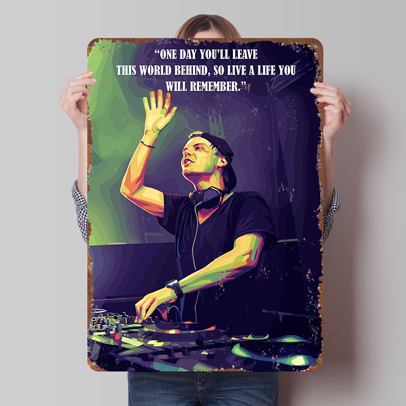 Retro Gaming Quotes - Póster con Citas de Avicii, Arte