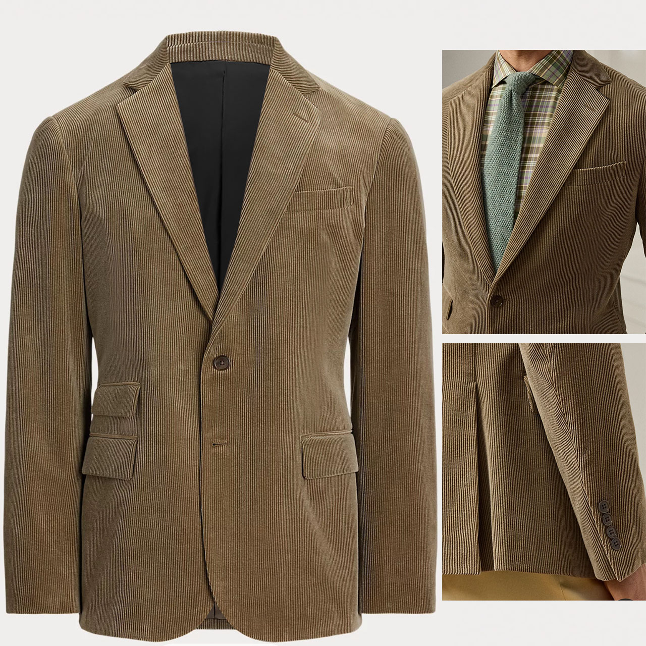 Retro Gaming Jacket - Blazers Vintage de pana para hombre,