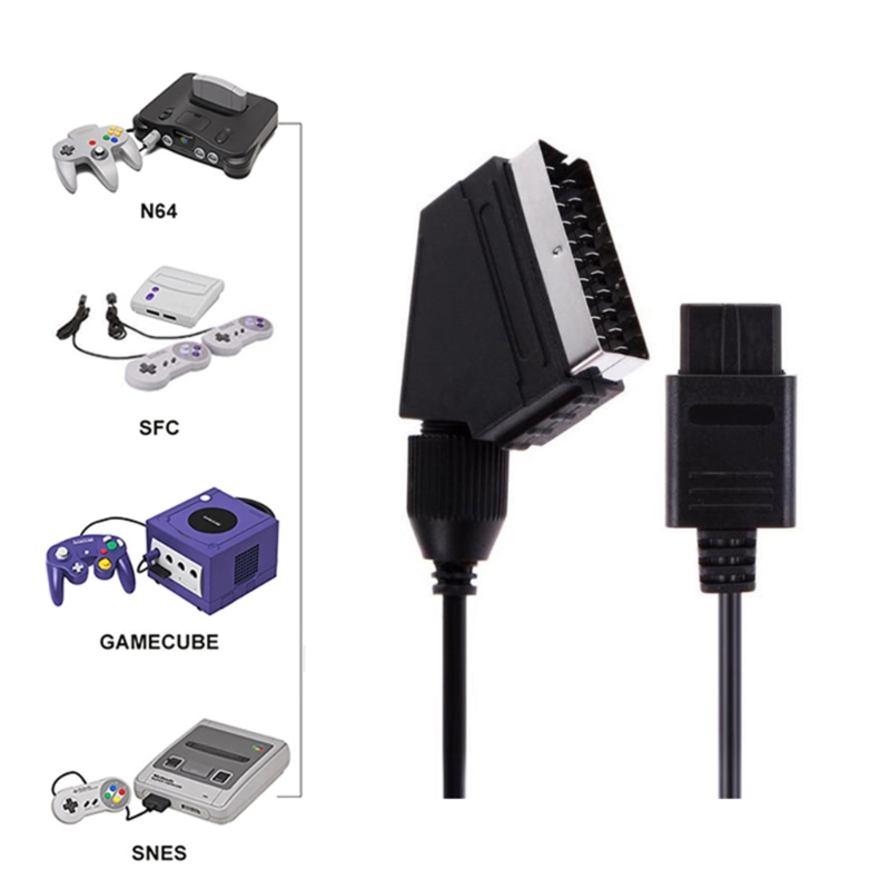 Retro Gaming Universe - Cable conector AV Retro- Gamepad SCART