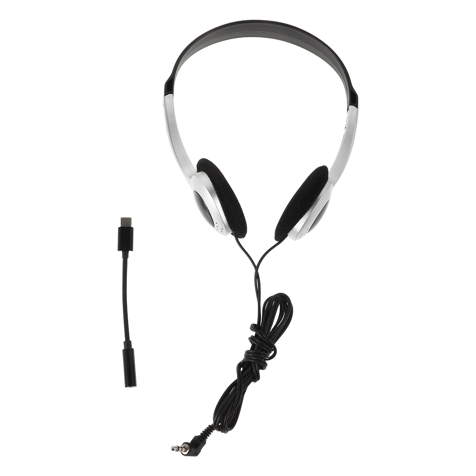 Retro Gaming On - Audífonos Retro Plateados con Cable para