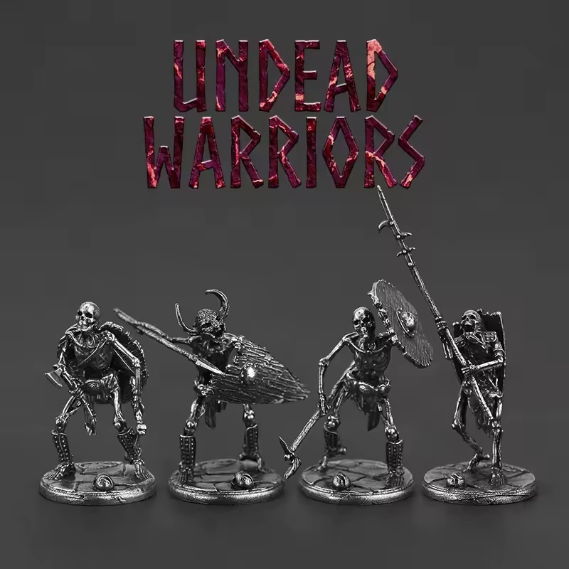 Retro Gaming Table - Figura de Soldado Metalizado de la