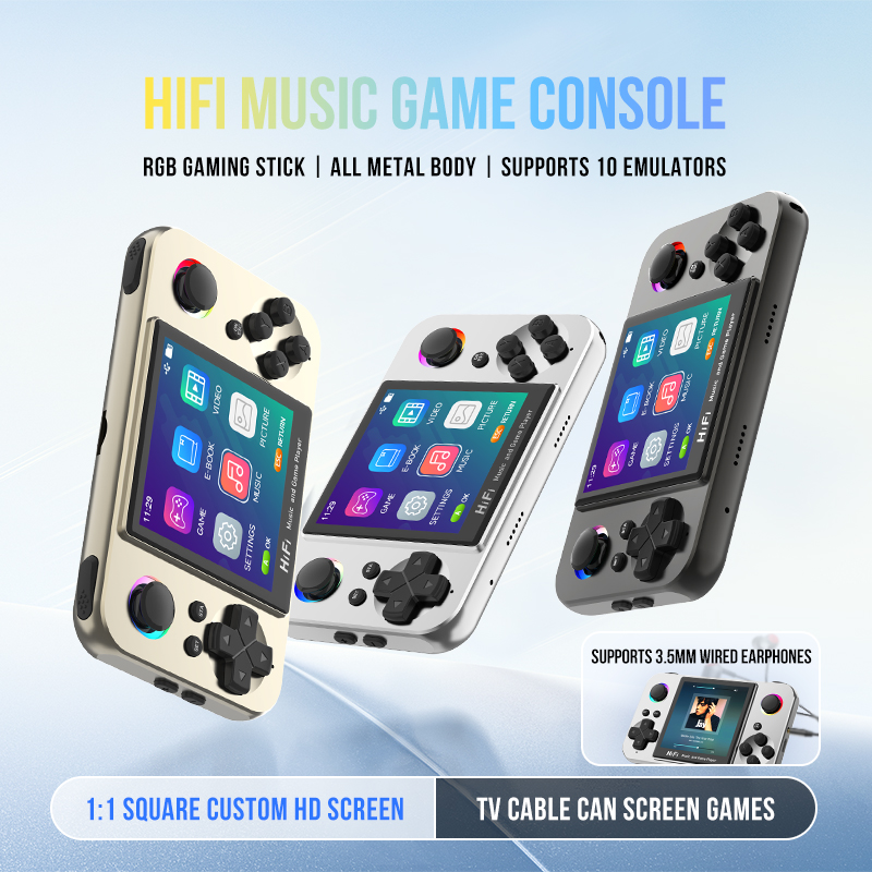 Retro Gaming Power Bank - Consola de juegos multimedia L8 con