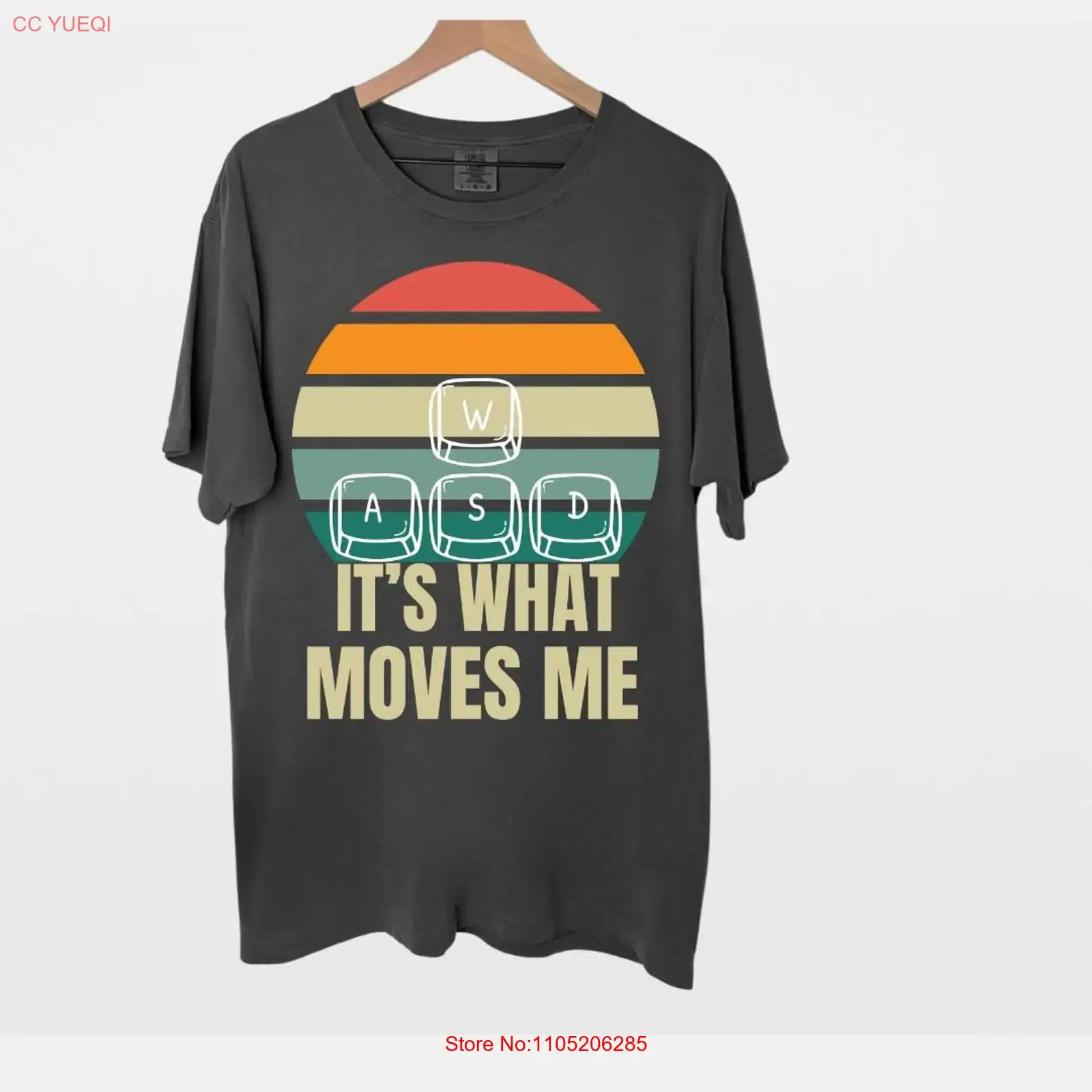 Retro Gaming Quotes - WASD It's What Moves Me divertido