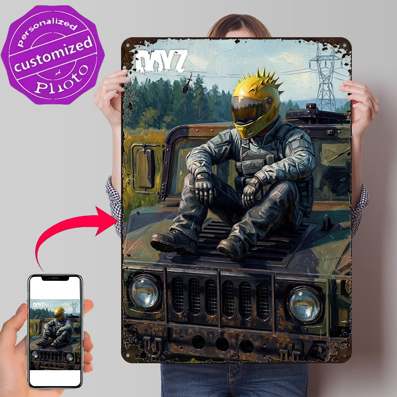 Retro Gaming On - Póster Metálico 3D de DayZ Survivor