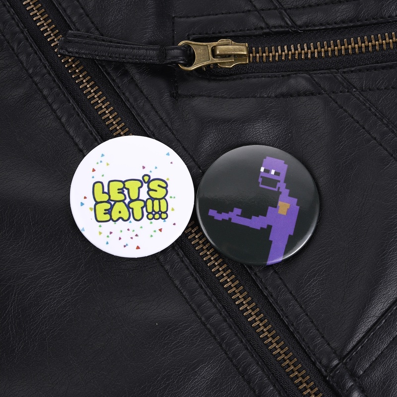 Retro Gaming Quotes - Pin de Personaje Morado del Antagonista