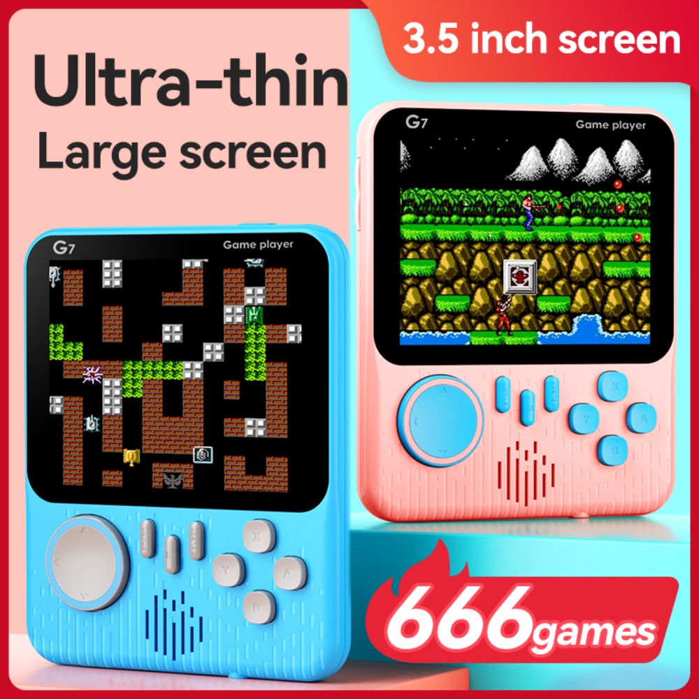 Retro Gaming Power Bank - Consola de Juegos Retro G7, Pantalla