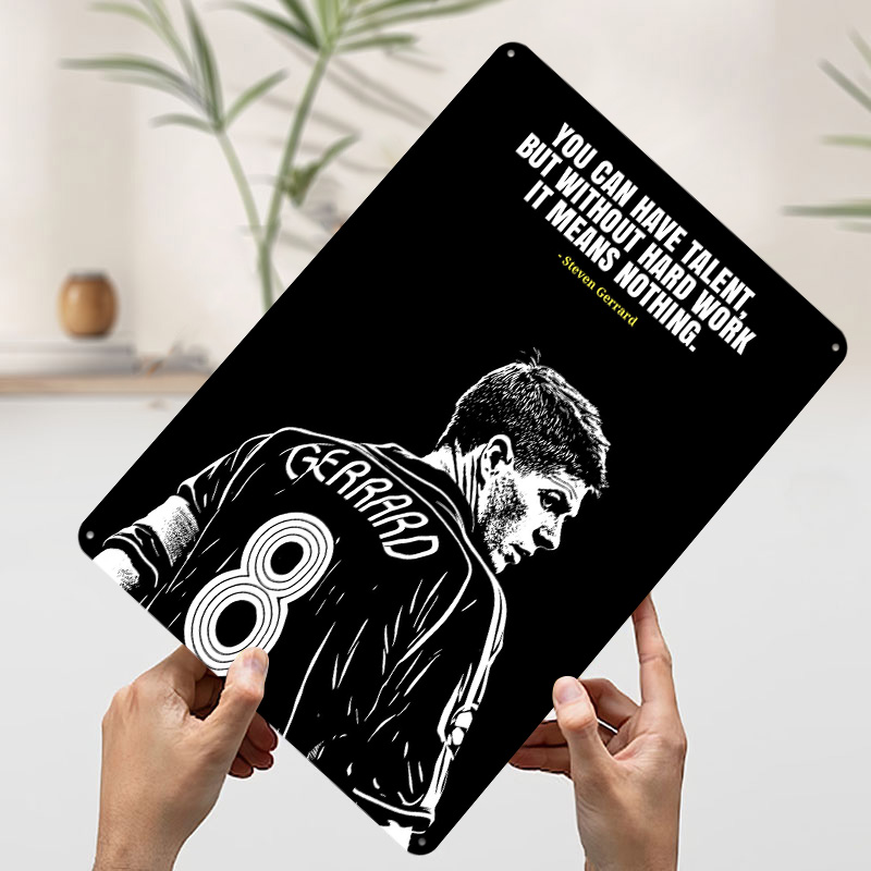 Póster metálico con cita de St - Retro Gaming Quotes reseña y precio