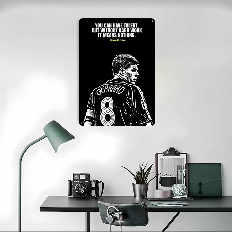 Póster metálico con cita de St - Retro Gaming Quotes reseña y precio