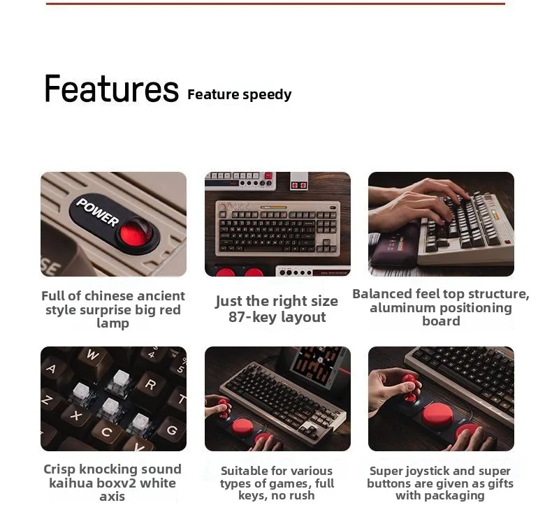 Retro87C64 teclado mecánico re - Retro Gaming Universe reseña y precio