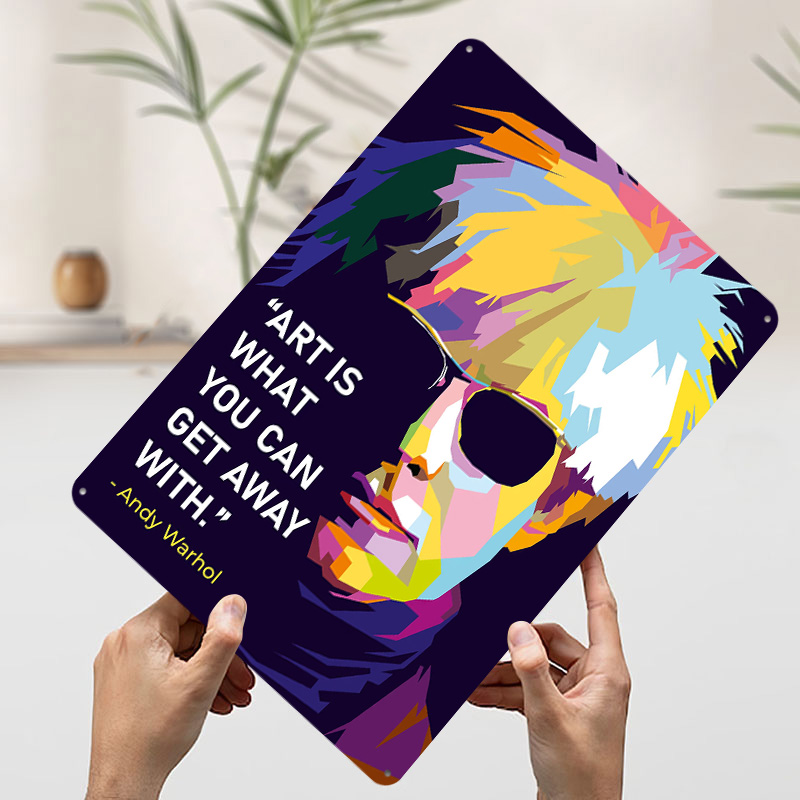Póster con Citas de Andy Warho - Retro Gaming Quotes reseña y precio
