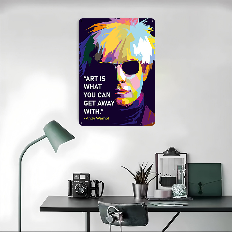 Póster con Citas de Andy Warho - Retro Gaming Quotes reseña y precio