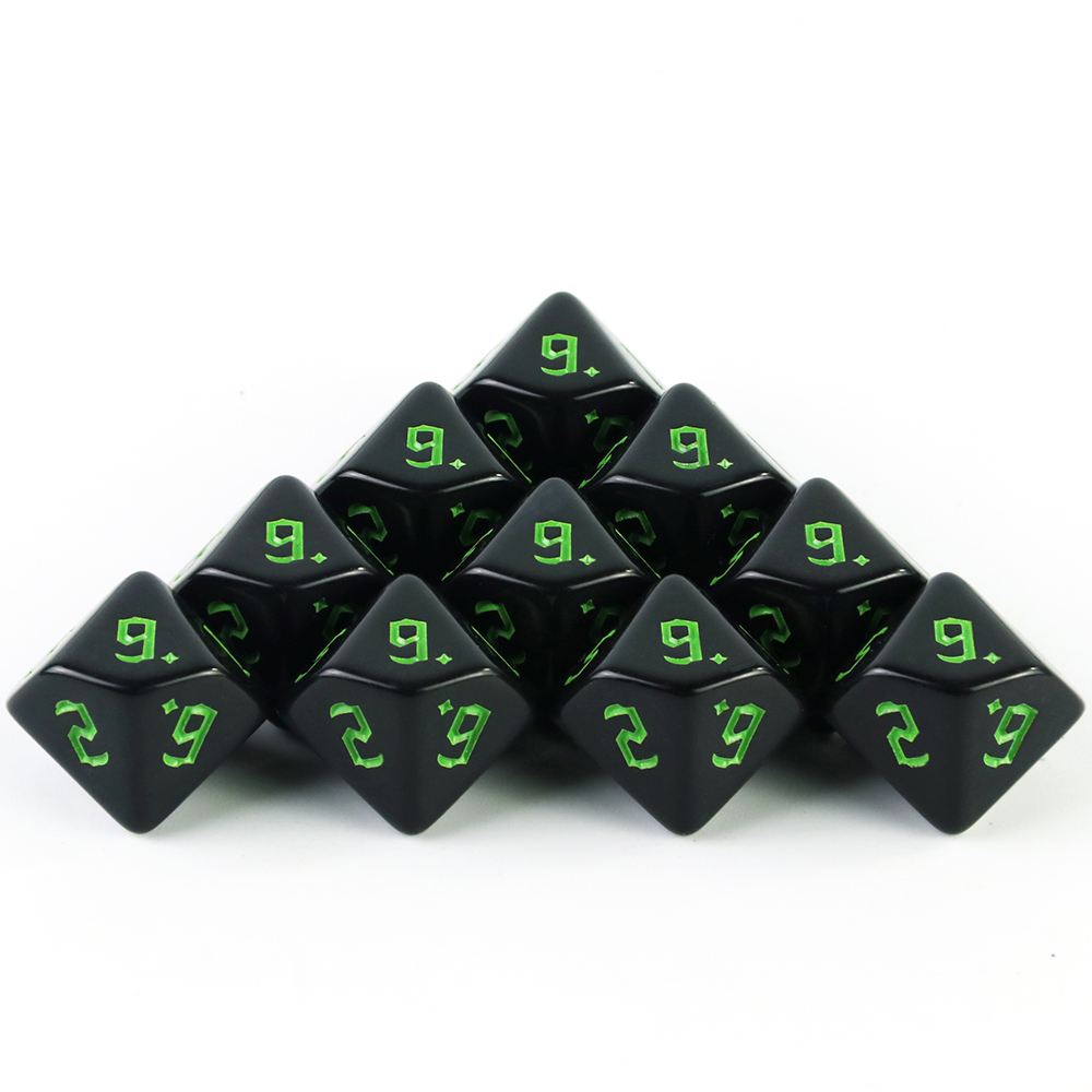 Dados de juego de dados D10, d - Retro Gaming Table reseña y precio