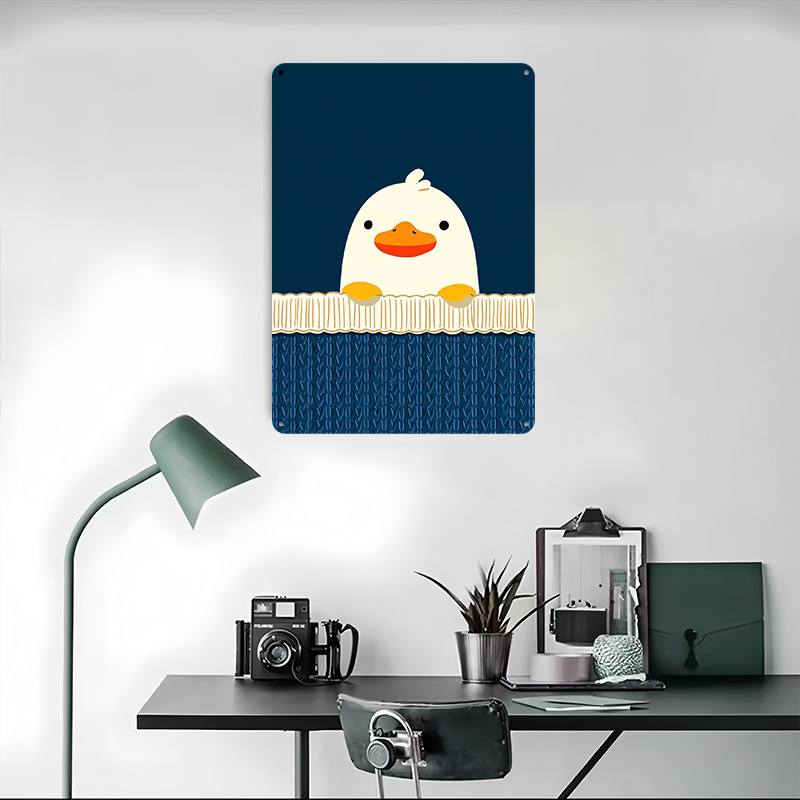 Póster Metálico de Pato Adorab - Background Retro Gaming reseña y precio