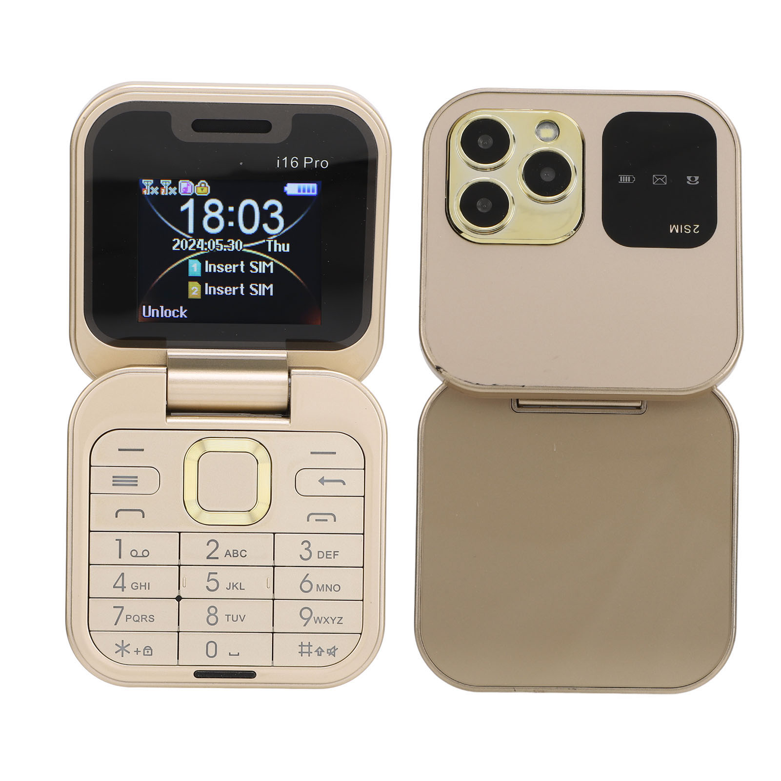 Teléfono 2G con Botones Grande - Retro Gaming Power Bank reseña y precio