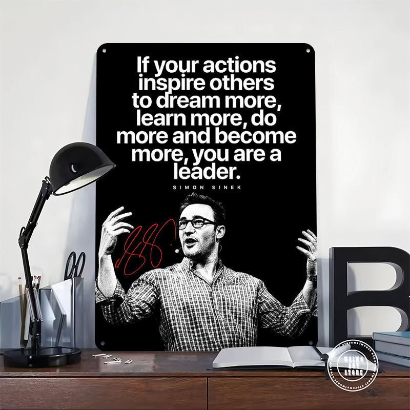 Cita de Simon Sinek – Póster i - Retro Gaming Quotes reseña y precio