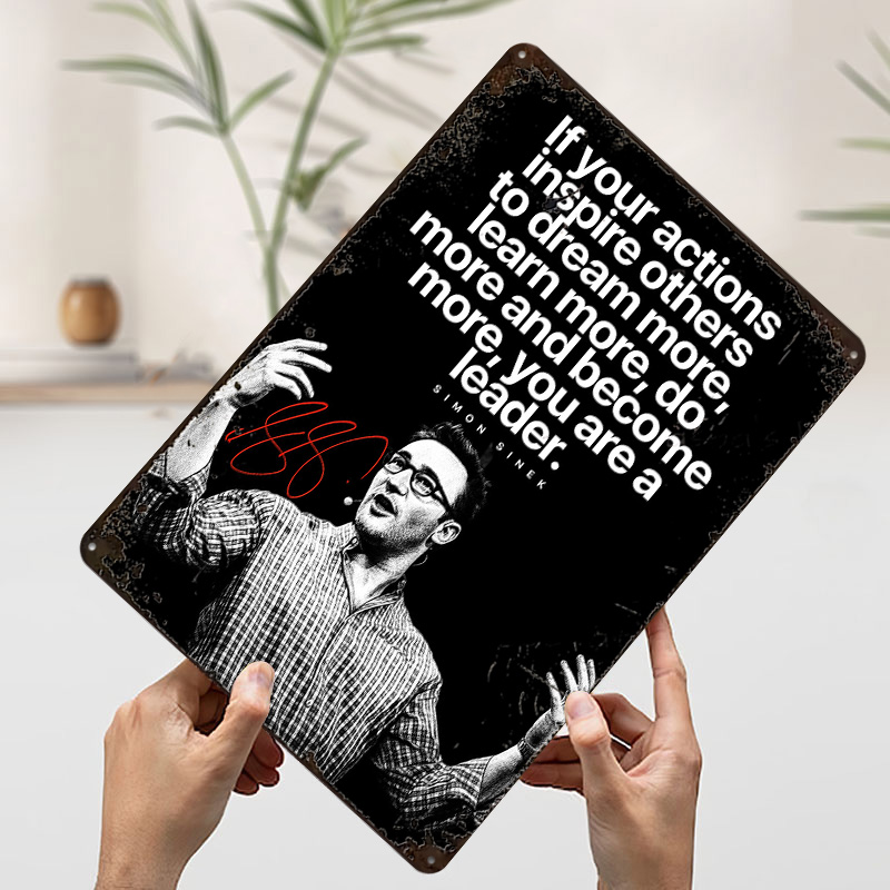 Cita de Simon Sinek – Póster i - Retro Gaming Quotes reseña y precio