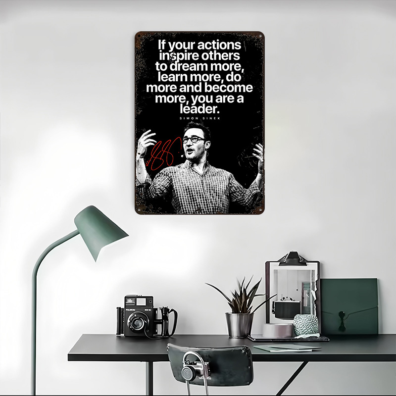 Cita de Simon Sinek – Póster i - Retro Gaming Quotes reseña y precio