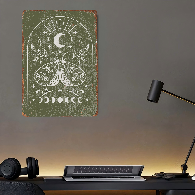 Póster de Polilla y Luna, Letr - Retro Gaming At Home reseña y precio