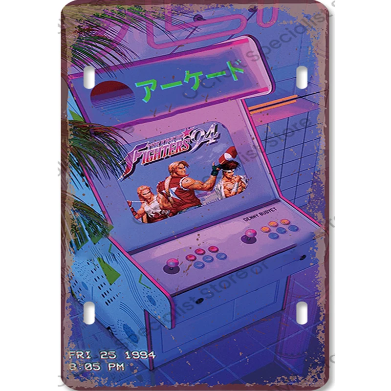 Letrero Metálico Vintage de Vi - Retro Gaming Gameboy reseña y precio
