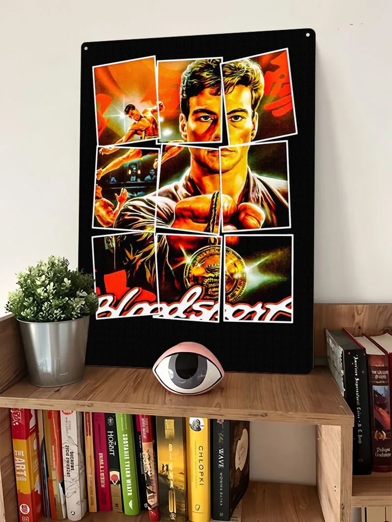 Letrero metálico Bloodsport, p - Retro Gaming At Home reseña y precio