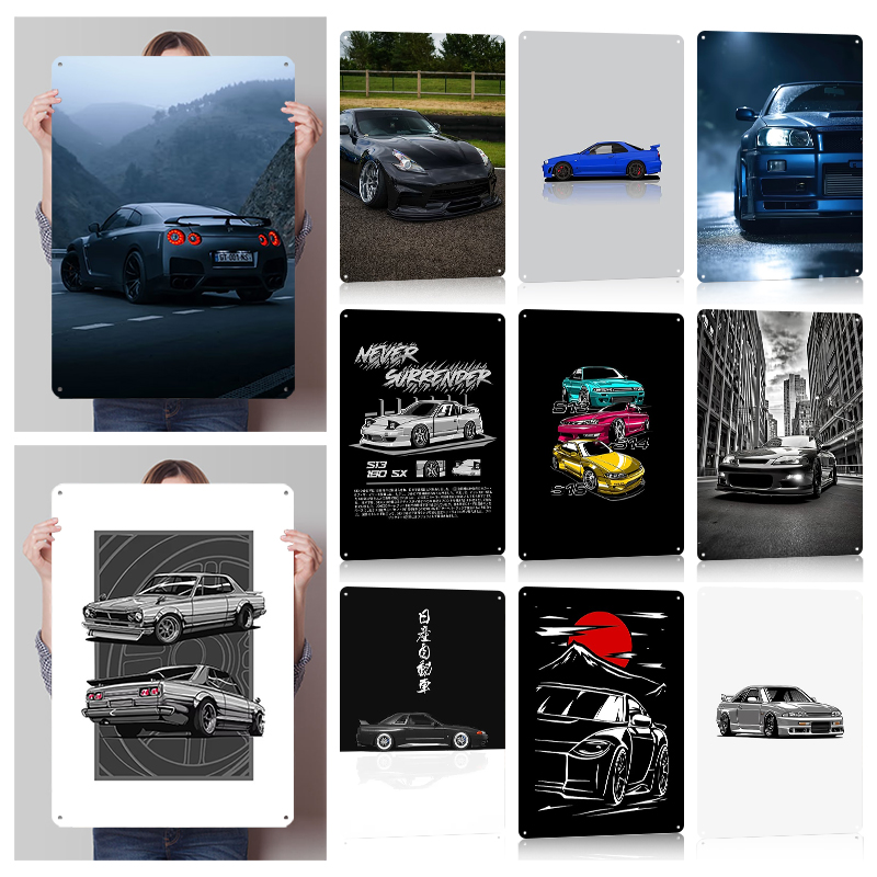 (Nissan) carteles Retro coche  - Retro Gaming At Home reseña y precio