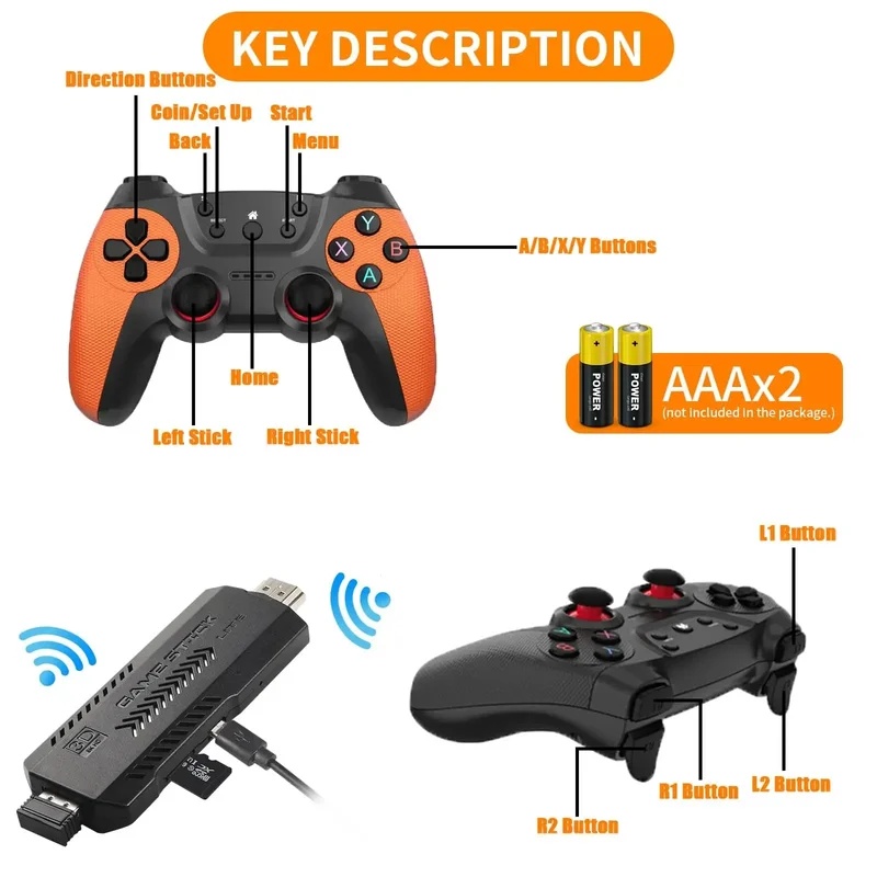 X2 Ultra Pro Retro Game Stick  - Retro Gaming Qss reseña y precio