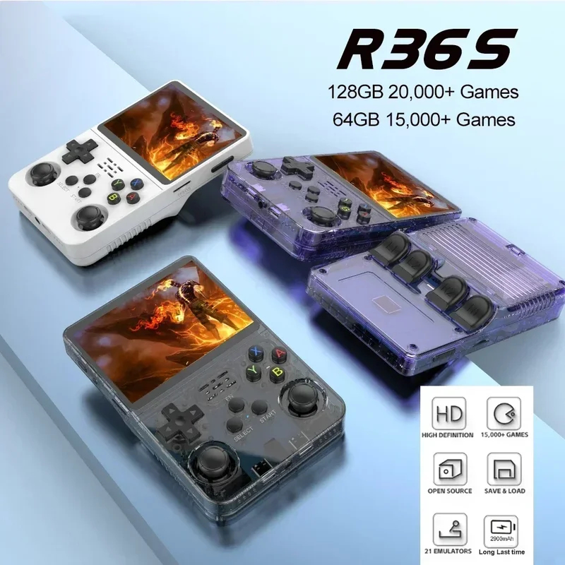 BOYHOM 256G 128G R36S Consola  - Retro Gaming On reseña y precio