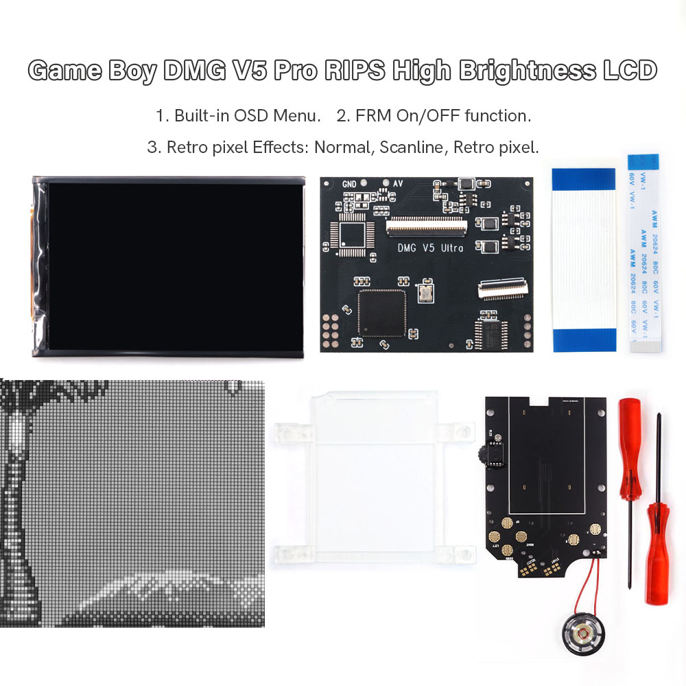 HISPEEDIDO Para GB Dmg V5 Pro, - Retro Gaming Gameboy reseña y precio