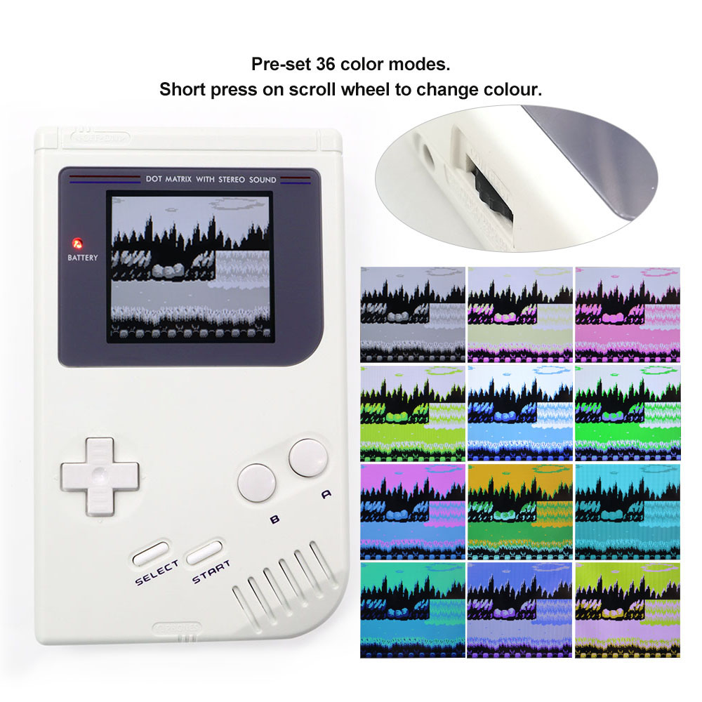 HISPEEDIDO Para GB Dmg V5 Pro, - Retro Gaming Gameboy reseña y precio