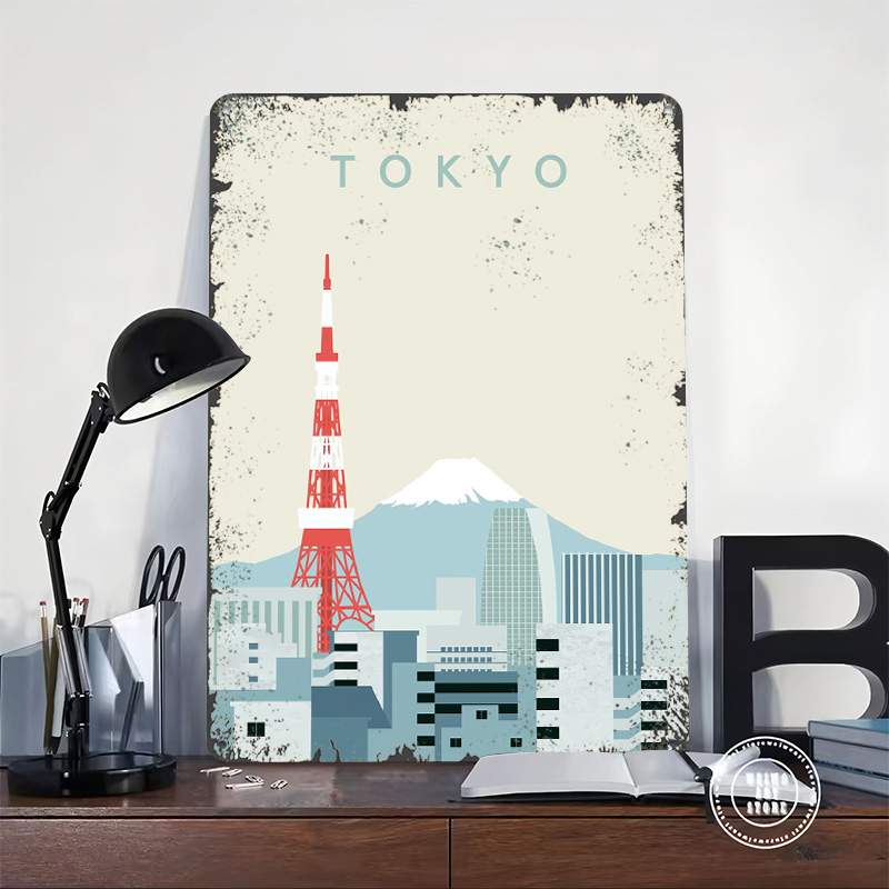 Póster de Tokio Retro, Letrero - Retro Gaming At Home reseña y precio