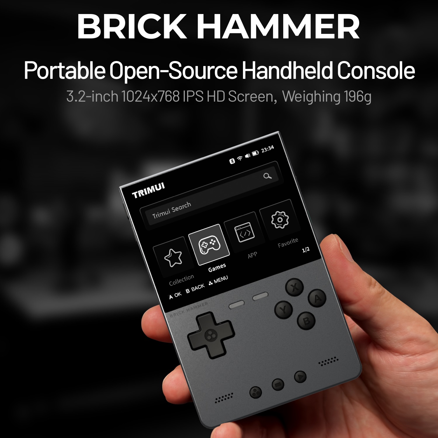 TRIMUI BRICK HAMMER-consola de - Retro Gaming Mobile reseña y precio