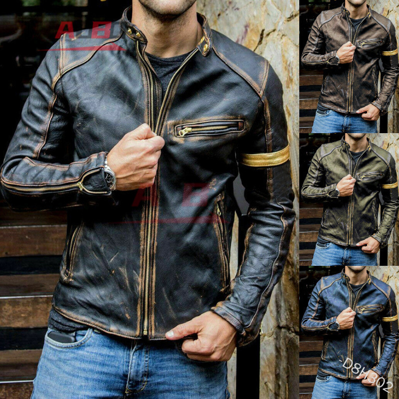 Chaqueta de Cuero Retro para M - Retro Gaming Jacket reseña y precio