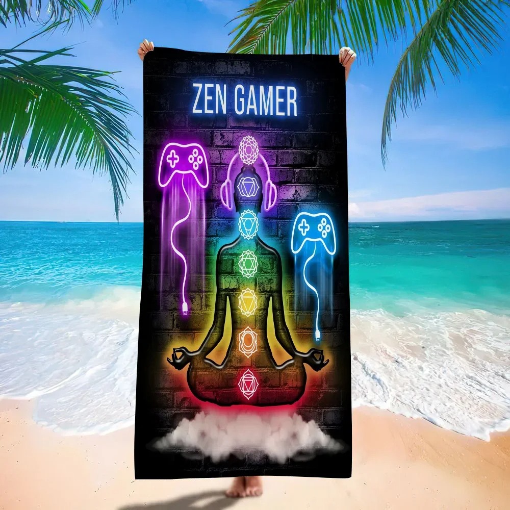 Toalla de playa retro con dise - Background Retro Gaming reseña y precio
