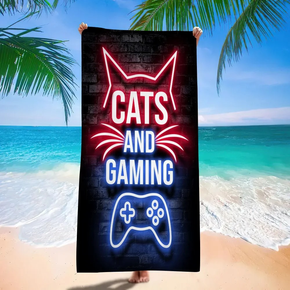 Toalla de playa retro con dise - Background Retro Gaming reseña y precio