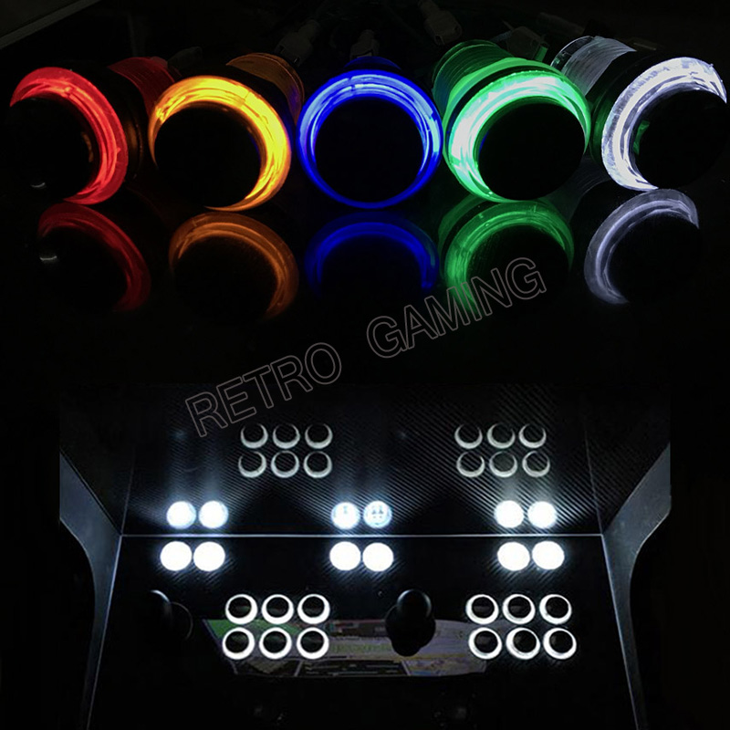 12 Uds. Botón pulsador LED Arc - Retro Gaming Shop reseña y precio