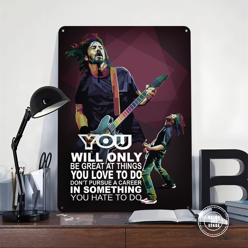 Póster de Metal con Frases de  - Retro Gaming At Home reseña y precio