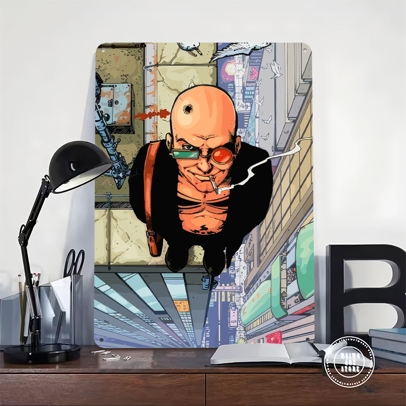 Póster de Hombre Calvo Fumando - Retro Gaming On reseña y precio