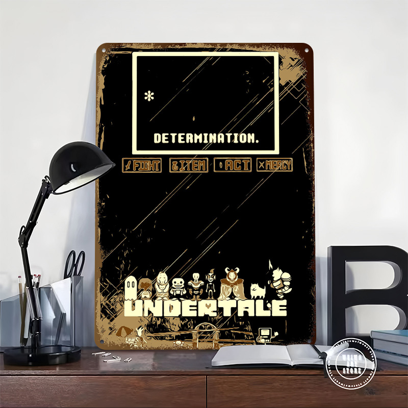 Póster Metálico de Undertale,  - Retro Gaming At Home reseña y precio