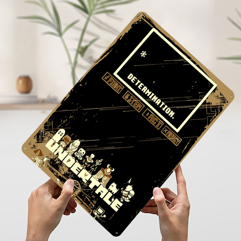 Póster Metálico de Undertale,  - Retro Gaming At Home reseña y precio