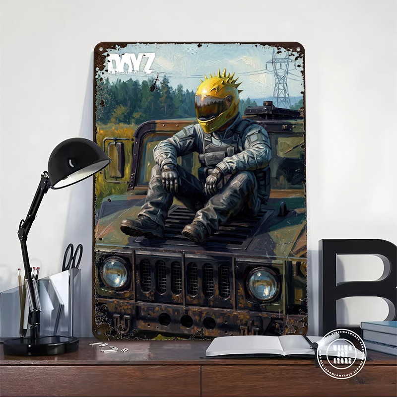 Póster Metálico 3D de DayZ Sur - Retro Gaming On reseña y precio