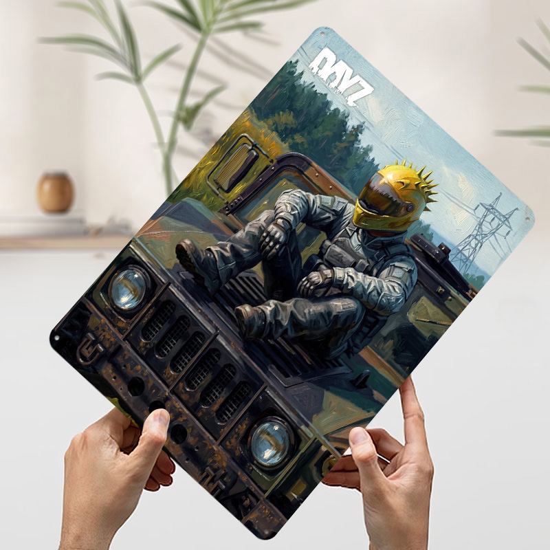 Póster Metálico 3D de DayZ Sur - Retro Gaming On reseña y precio