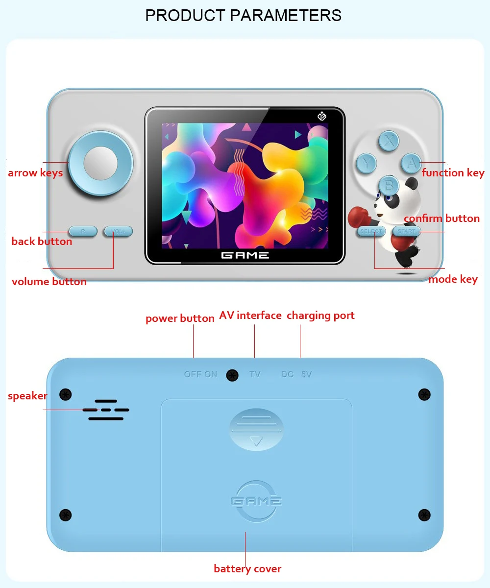 Nueva Consola de Videojuegos R - Retro Gaming Power Bank reseña y precio